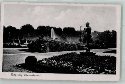 Liegnitz Legnica Foto AK Wasserkunst Denkmal