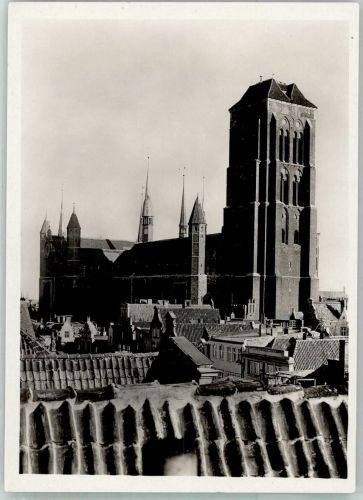 Danzig Gdansk Foto AK Marien- Kirche
