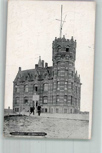 Bruges Brügge 1915 Foto AK Feldpost WK I Nr. 39 Les Semaphore
