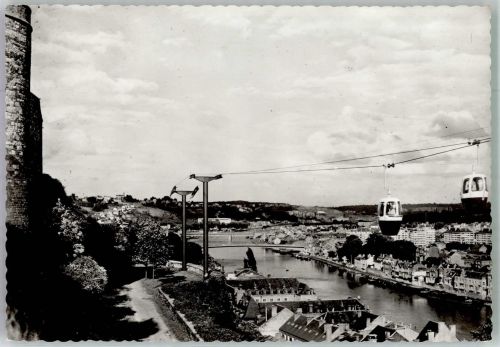 Namur Namen 1970 Foto AK Seilbahn Vallee de la meuse