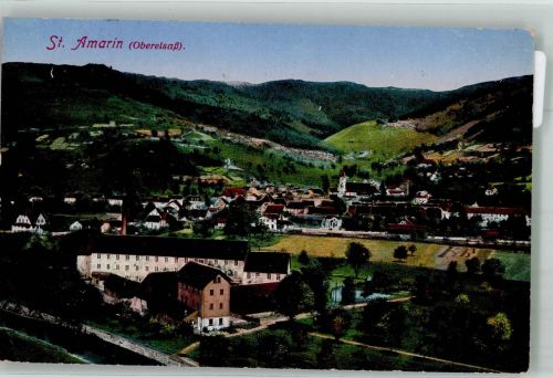 68550 Saint-Amarin 1915 Foto AK Feldpost WK I Landwehr Inf.Rgt. Nr, 81