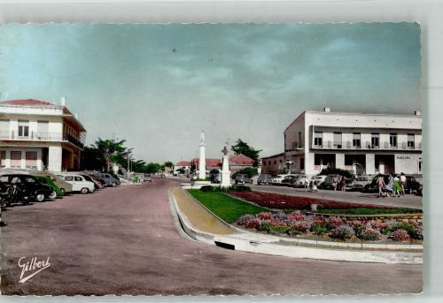 33930 Vendays-Montalivet 1961 Foto AK Auto Hotel Le Rond-Point