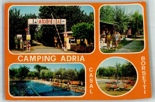 48100 Ravenna Foto AK Casal Borsetti Camping Adria Schwimmbad