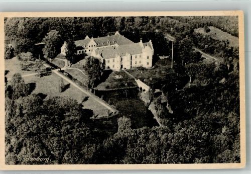 Aalborg Foto AK Schloss Lindenborg Gistrup Fliegeraufnahme