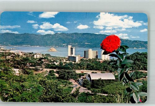 Acapulco 1965 Foto AK Panorama de la Bahia de Acapulco