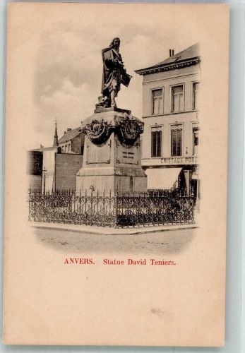 Antwerpen Anvers Foto AK Denkmal David Tenier