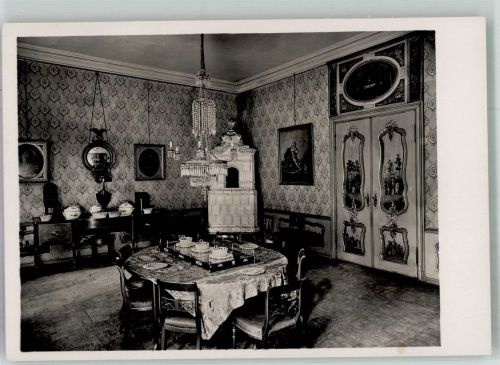 Danzig Gdansk Foto AK Uphagenhaus Langgasse 12 Speisezimmer