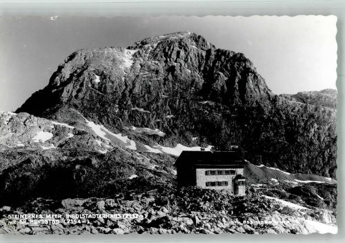 Ingolstädter Haus Foto AK Hüttenstempel