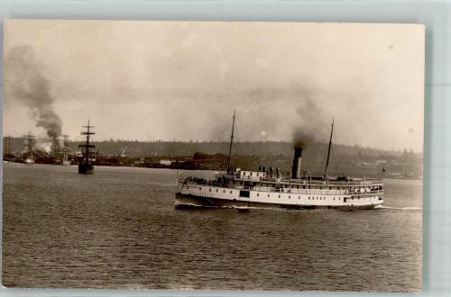 Vancouver Foto AK Dampfschiff Charmer Ort handschriftlich