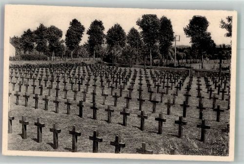 Staden West-Vlaanderen Foto AK Deutscher Kriegsfriedhof Westroosbeke