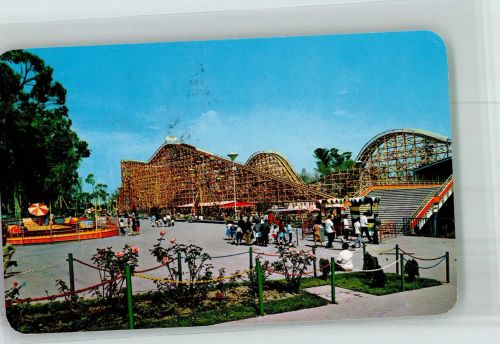 Mexiko City Foto AK Chapultec Park Achterbahn