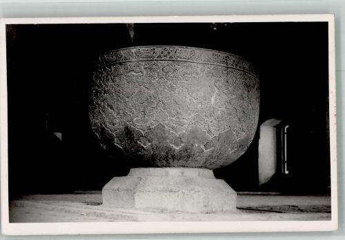 Teheran Esfahan 1958 Foto AK Ort handschriftlich Denkmal Persiche Schale