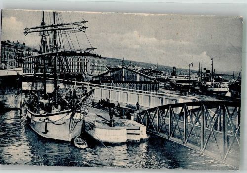 Rijeka Fiume Foto AK Hafen
