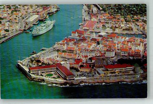 Curacao Foto AK Fliegeraufnahme