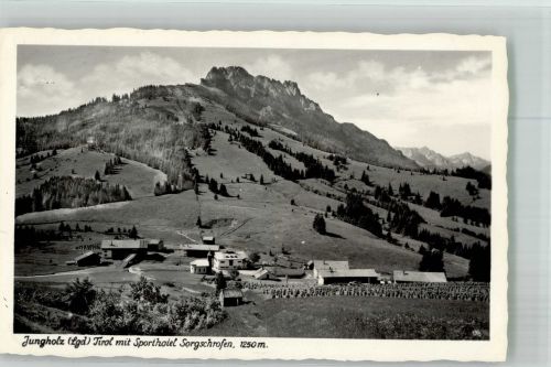 6691 Jungholz ,Tirol Foto AK Sport- Hotel Sorgschrofen
