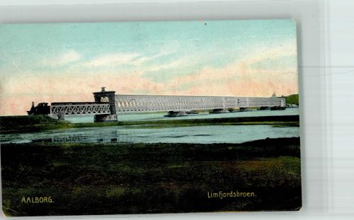 Aalborg Foto AK Limfjordsbrücke