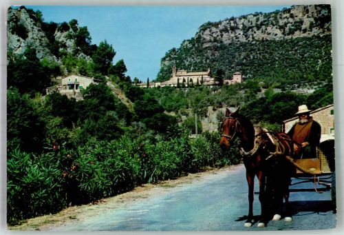 Valldemossa 1968 Foto AK Kutsche