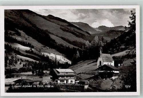 6236 Alpbach Foto AK Kirche Inner Alpbach