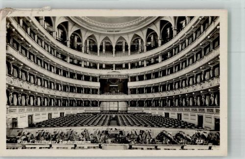 1010 Wien 1. Bezirk, Innere Stadt 1931 Foto AK Staatsoper Zushauerraum