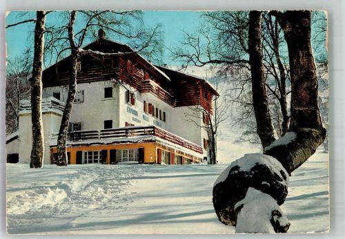 23832 Margno 1961 Winter Pension Gasthaus Capanna delle Betulle