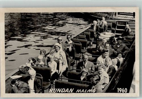 Malmö 1960 Foto AK Hafen- Rundfahrt