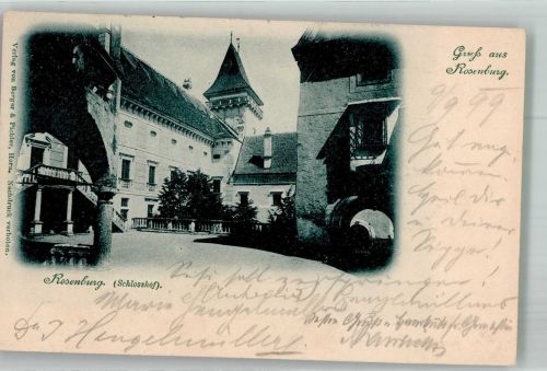 3573 Rosenburg 1899 Foto AK Schloss