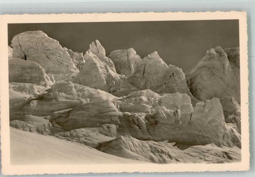 6458 Vent 1955 Winter Gletscherbruch Venagt-Gletscher