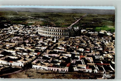 El Djem Foto AK Kolosseum