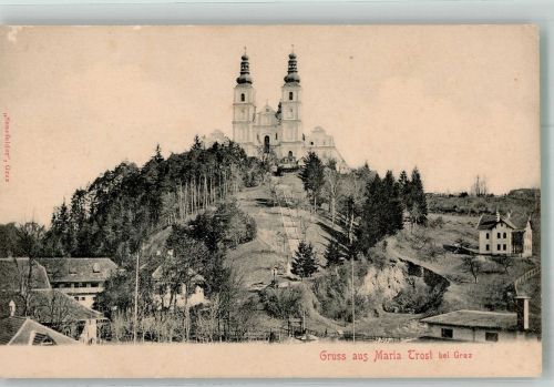 8010 Graz 11.Bez.:Mariatrost Foto AK Kirche