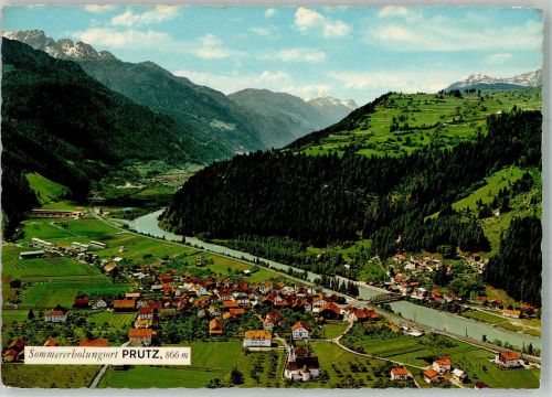 6522 Prutz Foto AK Fliegeraufnahme