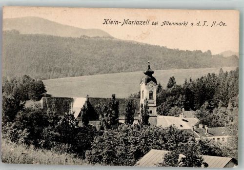 2571 Klein-Mariazell 1925 Foto AK Kirche