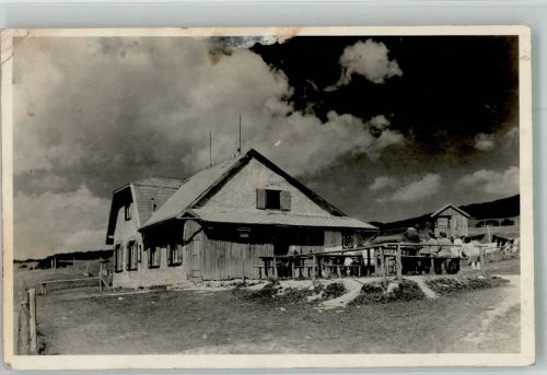 2733 Puchberg am Schneeberg 1954 Gebrauchsspuren Gasthaus Dampöckhaus