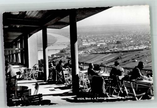1190 Wien 19. Bezirk, Döbling Foto AK Gasthaus Kahlenberg