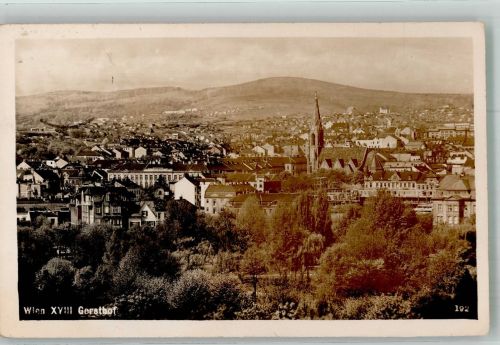 1180 Wien 18. Bezirk, Währing 1931 Foto AK Gersthof