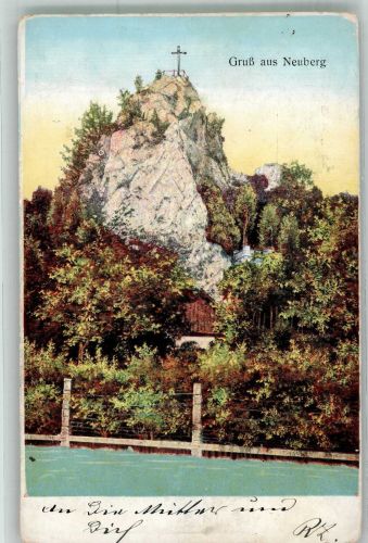 7535 Neuberg im Burgenland / Nova Gora Foto AK Gipfelkreuz