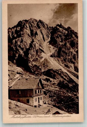 6460 Imst Foto AK Gasthaus Mutterkopfhütte