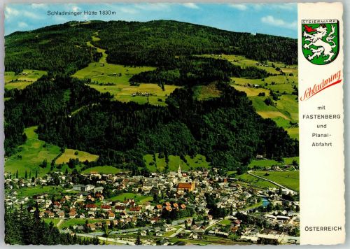 8970 Schladming Foto AK Wappen Steiermark Fastenberg