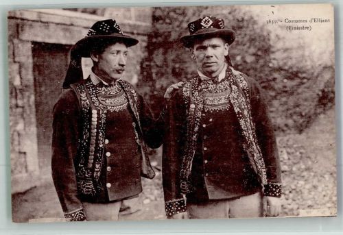 29000 Quimper Foto AK Tracht Finistere