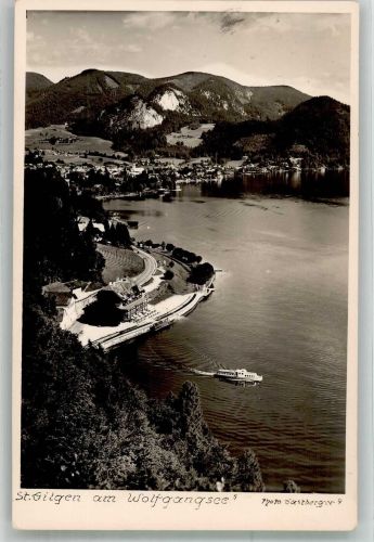 5340 Sankt Gilgen 1955 Foto AK Wolfgangsee