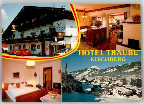 6365 Kirchberg in Tirol 1997 Winter Auto Hotel Traube garni