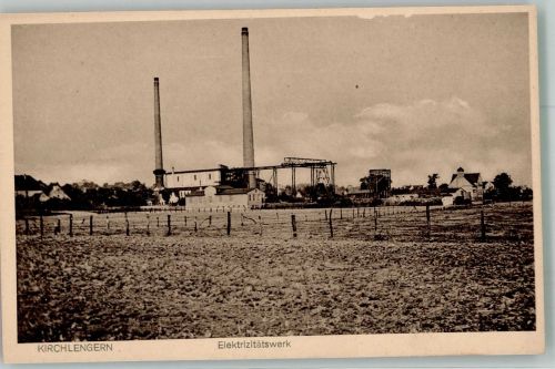 32278 W4983 Kirchlengern Foto AK Elektrizitätswerk