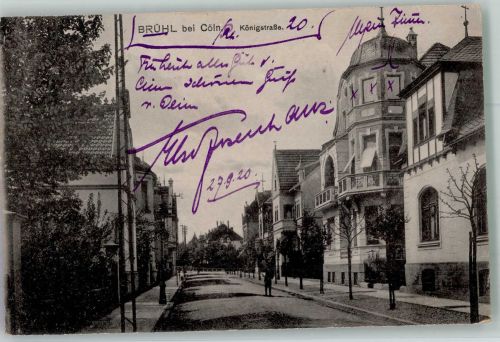 50321 W5040 Brühl , Rheinl 1920 - Königstrasse Villen