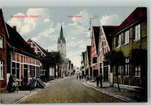 48324 W4415 Sendenhorst 1910 - Nordstrasse Kirchturm