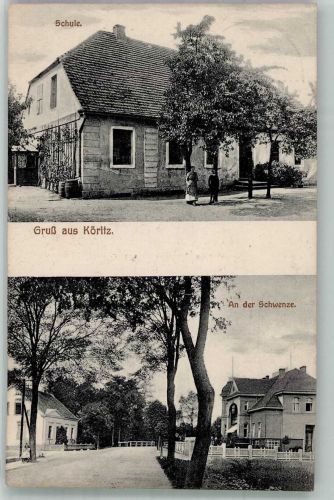 16845 O1900 Neustadt Dosse 1917 - Köritz Schule An der Schwenze