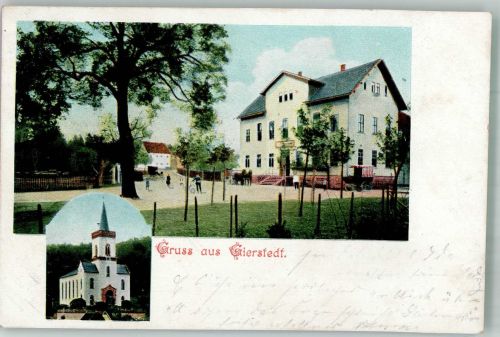 99100 O5101 Gierstädt 1904 - Gasthaus Dorfkirche
