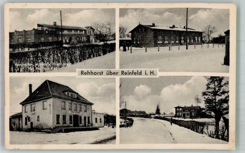 23619 W2067 Rehhorst , Holst - Gemischtwaren Kohlen Ladengeschäft Eugen Sommer Winter