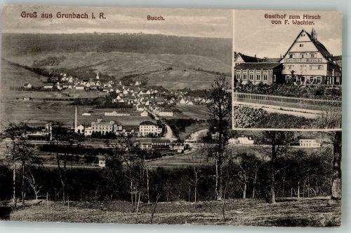 73630 W7064 Grunbach , Rems - Buoch Gasthaus zum Hirsch
