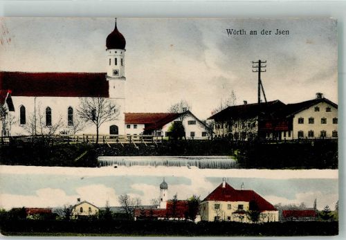 85457 W8059 Wörth , Kr Erding - Dorfkirche St. Petrus Wehr