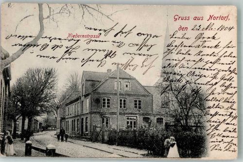 24589 W2353 Nortorf b Neumünster 1904 - Niedernstrasse