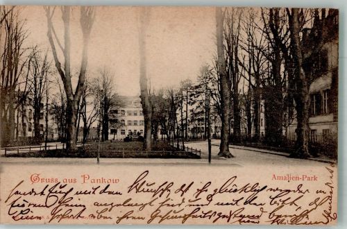 10115 O1100 Pankow 1899 - Amalien-Park
